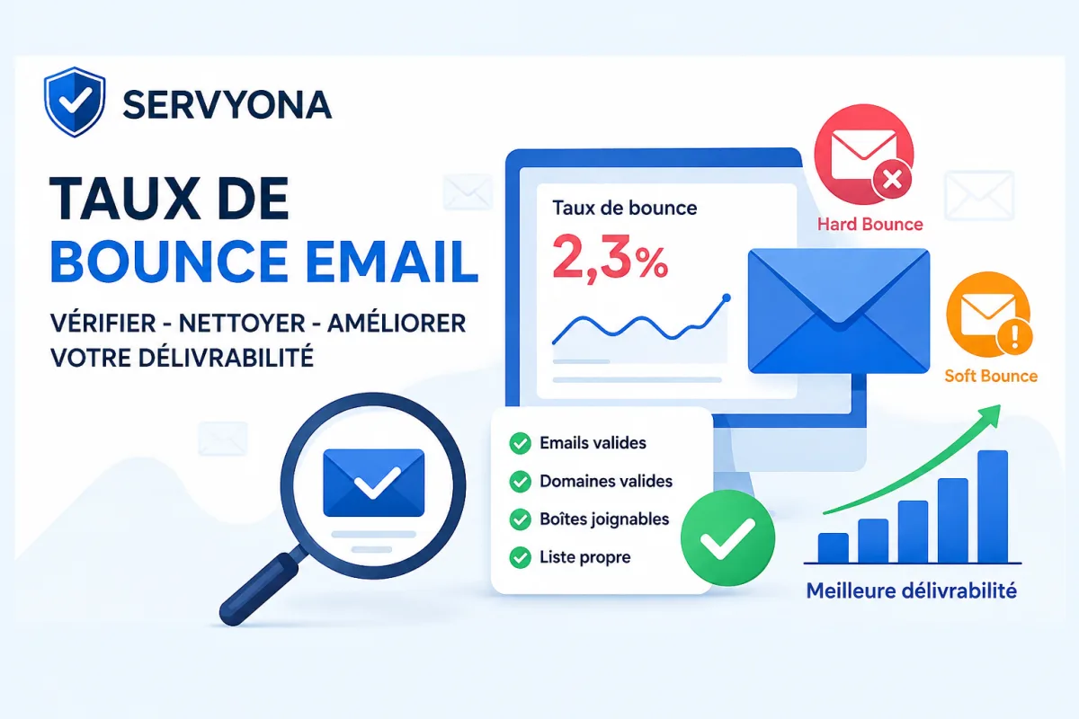Taux de bounce email et amélioration de la délivrabilité